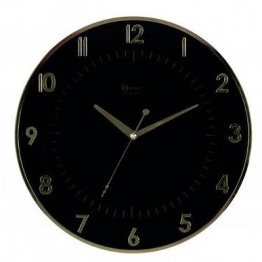 Imagem de Relógio Parede Herweg 6803 029 Preto Dourado 34cm