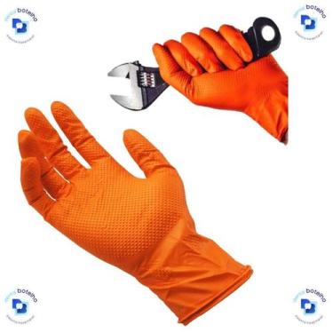Imagem de Luva de Uso Profissional (Mecânica e Química) Nitrílica Igniti Orange 