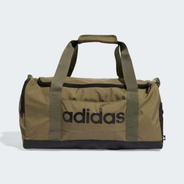 Imagem de Mala Adidas Duffel Essentials Linear Pequena Verde Oliva, Único