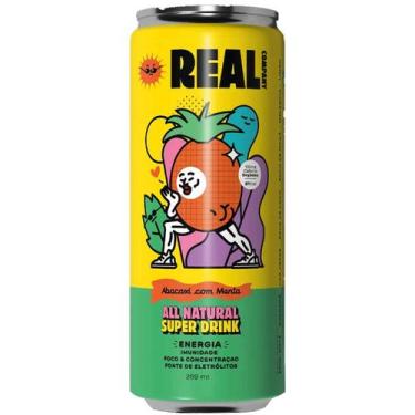 Imagem de Energético Natural Funcional 269ml Sabor Abacaxi Com Hortelã - Real Co