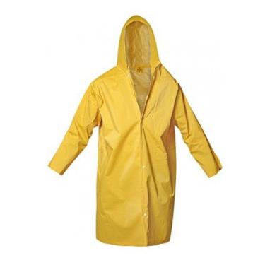 Imagem de Capa de chuva com capuz forrada amarela tamanho GG - G - Ledan