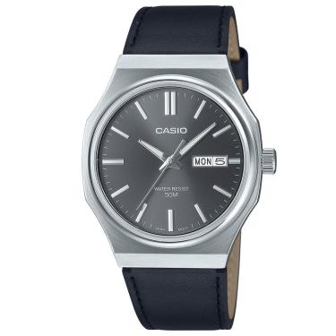Imagem de Relógio CASIO masculino analógico preto MTP-E735L-8AVDF