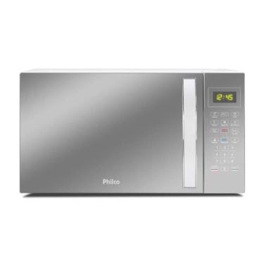Imagem de Micro-Ondas Philco Espelhado/Branco 25L 127V PMO28E, 110V