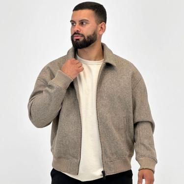 Imagem de Jaqueta Broken Rules Bomber em Lã Batida Masculina-Masculino