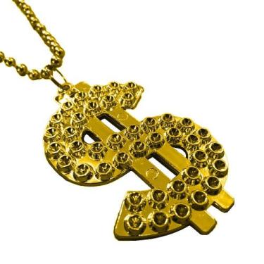 Imagem de Colar Gangster de Plástico para Fantasias - Extra Festas