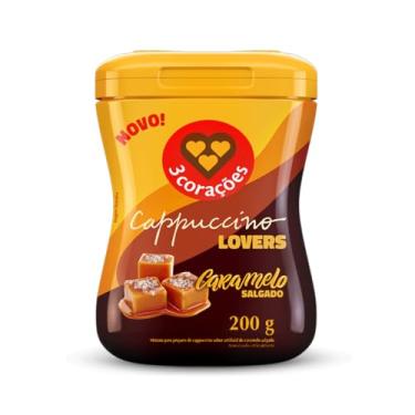 Imagem de 3 Corações Cappuccino Sabor Caramelo Salgado, 200g