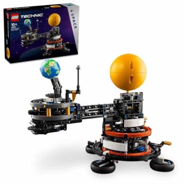 Imagem de LEGO Technic Planeta Terra e Lua em Órbita brinquedo de astronomia e sistema solar, presente do espaço para meninos e meninas de 10 anos ou mais, jogo educativo de planetas 42179