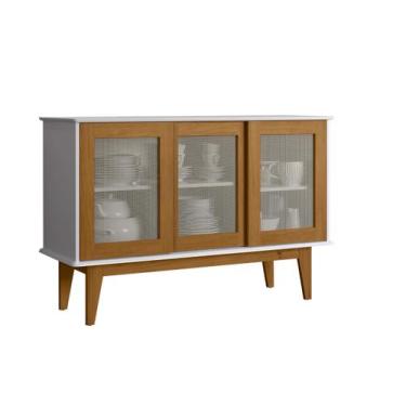 Imagem de Buffet Aparador 3 Portas De Correr Design Moderno Cores Variadas MDF/M