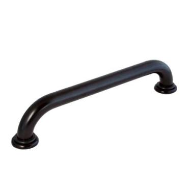 Imagem de Alca De Apoio Black Fosco Reta 80cm (pne/pcd) - Levo