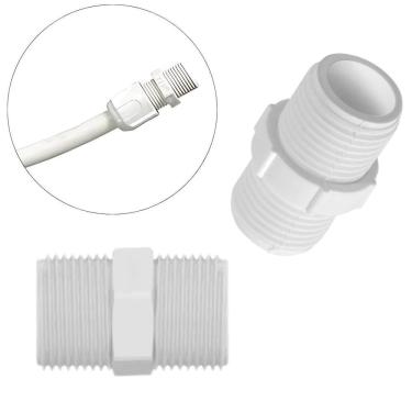 Imagem de Niple Conexão Duplo 1/2 X 1/2 Pol Pvc Linha Roscável