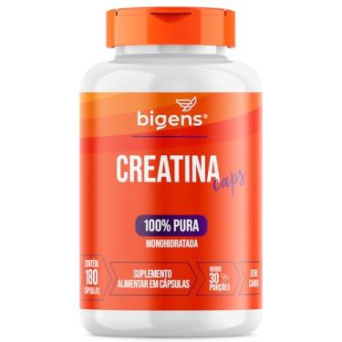 Imagem de Creatina Monohidratada 100% Pura, 180 Cápsulas, Bigens