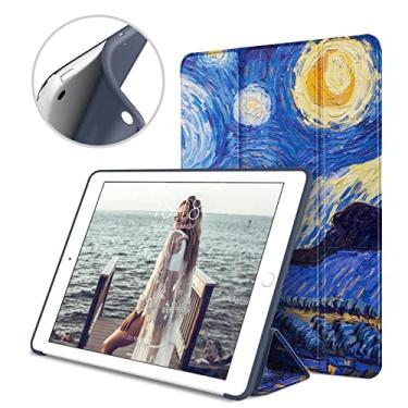 Imagem de DTTO Mini capa para iPad Mini 3/2/1, (não compatível com Mini 5ª geração) capa inteligente ultrafina e leve com suporte de três dobras com parte traseira de TPU macio flexível [hibernar/despertar