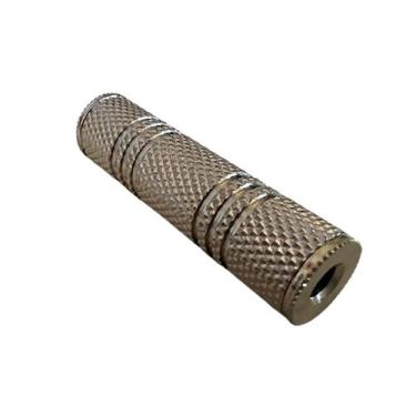 Imagem de Emenda P2 / J2  Fêmea Metal Extensor Áudio Estéreo Fone 3,5m - MXT