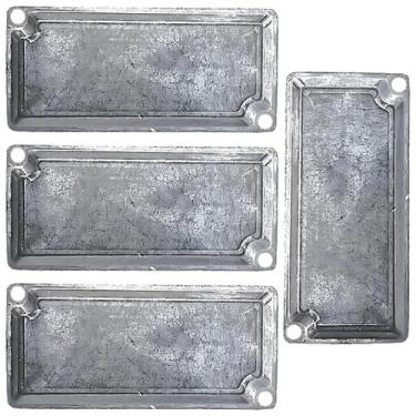 Imagem de 4 Tampa Cega P/condulete Fixo 1 Polegada Alumínio Sieg