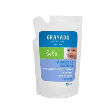 Imagem de Refil Sabonete Líquido Glicerina Lavanda Bebê Granado 250ml