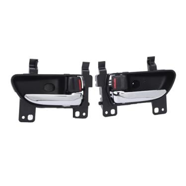 Imagem de Zhjvihx Interior Maçaneta Porta para Frente ou Traseira Substitui, 1 par Interior Maçaneta 61051FG120JG Olhar Elegante Aperto Reforçada Dentro Ferramenta Interna para Forester Impreza