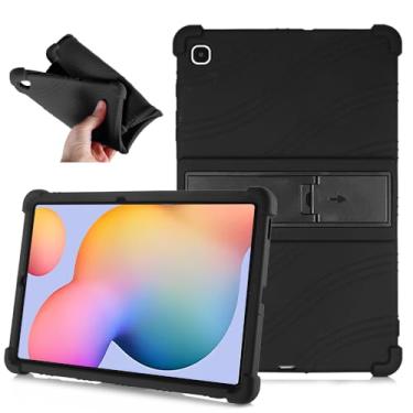 Imagem de Capa para Samsung Galaxy Tab S6 Lite 2024/2022/2020 de 10,4 polegadas, capa protetora de silicone ajustável à prova de choque para crianças para tablet Samsung Galaxy Tab S6 Lite 10,4 polegadas 2024