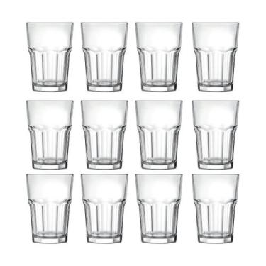 Imagem de Kit 12 Copos Vidro Isis Vitamina 360ml Suco Restaurante Casa - Vista H