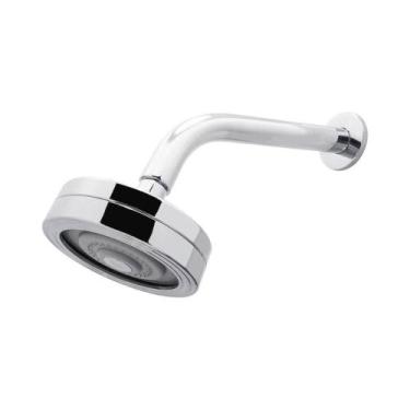 Imagem de Chuveiro Ducha Autolimpante Redondo Cromado Articulável Solar Ou Gás -