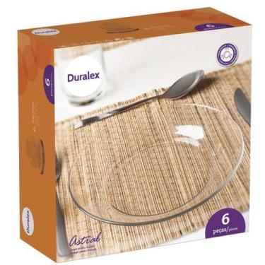 Imagem de Jogo 6 Pratos Fundos Duralex Astral Nadir Figueiredo