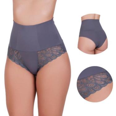 Imagem de Kit 10 Calcinha Cinta Cós Alto Modeladora com Compressão Fernanda - NA