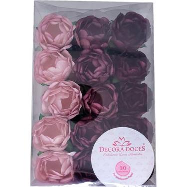 Imagem de Forminha para Doces Finos - Bela Tons Rosa - 30 unidades - Decora Doce