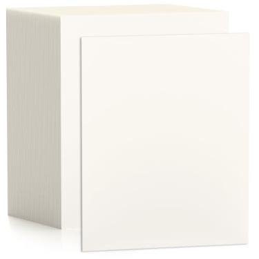 Imagem de 120 folhas de papel para impressora de cartolina creme, 21 x 28 cm, papel de cartolina marfim, papel de construção, 21 x 28 cm, papel-cartolina 200 g/m2 grosso para cartões DIY, cartões comemorativos