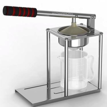 Imagem de HYZHANHONG Novo espremedor doméstico pequeno, separador multifuncional de polpa de fruta, espremedor portátil, espremedor manual, fácil de limpar, adequado para várias frutas