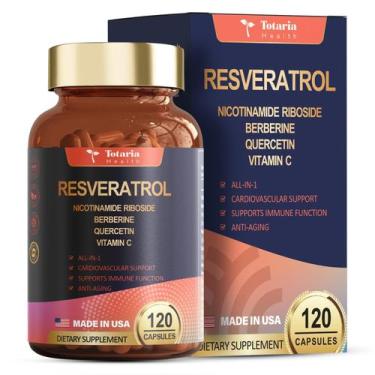 Imagem de Suplemento Totaria Resveratrol 8000mg com Berberina 120 cápsulas