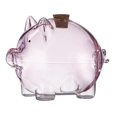 Imagem de Generic Cofrinho de armazenamento, pote de 2,3 polegadas de altura, leve, presente educacional para crianças, multifuncional, adorável, abertura de 1 cm, Rosa