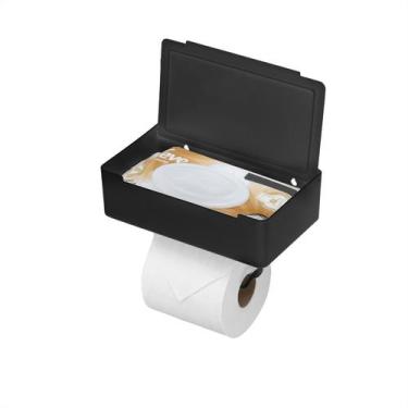 Imagem de Porta Papel Higiênico E Lenços Umedecidos C/ Suporte Celular - Arthi, 