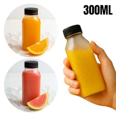 Imagem de 20 Garrafinhas PET 300ml com Tampa Garafa p/Sucos e Caldo de Cana Direto da Fábrica