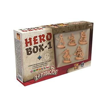 Imagem de Galápagos, Zombicide: Black Plague - Hero Box 1 (Expansão), Jogo de Estratégia Cooperativo, 1-6 jogadores, 30-60min