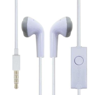 Imagem de Fone de Ouvido com Fio Intra Auricular Microfone Música - PMCell