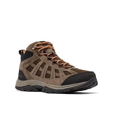 Imagem de Columbia Tênis de caminhada masculino Redmond II Mid impermeável, Cordovan/alce, 11 Wide