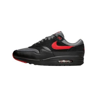 Imagem de Nike Tênis masculino Air Max 1, Black University Vermelho Ferro Cinza, 42
