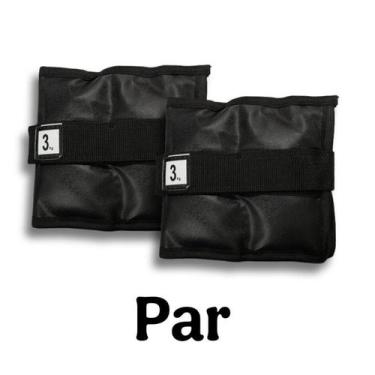 Imagem de Caneleira Profissional 3kg Tornozeleira De Peso - Xd Fitness, PAR