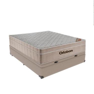 Imagem de Airtech Colchão Ortobom Viúvo Baú Bege 128cm SpringPocket