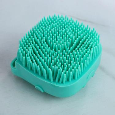 Imagem de Esponja Silicone Banho Com Dispenser Sabonete Líquido 80ml