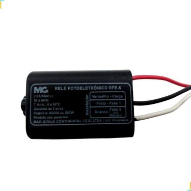 Imagem de Relé Fotoeletrônico Compacto Foto Célula 250W Bivolt