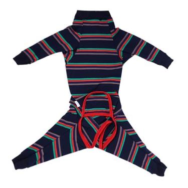 Imagem de QANYEGN Traje de recuperação para cães, traje de cachorro respirável macio, ferida abdominal após o terno de cirurgia para o macacão de feridas anti -lambidas (S)