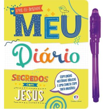 Imagem de Livro - Meu livro diário - Segredos com Jesus