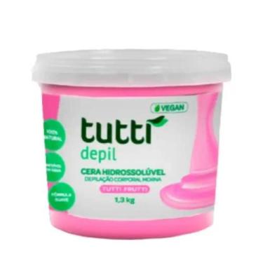 Imagem de Cera Hidrossolúvel Tutti Frutti Vegan Tutti Depil 1,3KG
