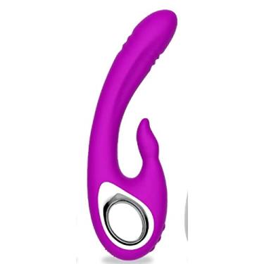 Imagem de Vibrador com Estimulador Clitoriano 10 Vibrações Devine, Lovetoys, Roxo