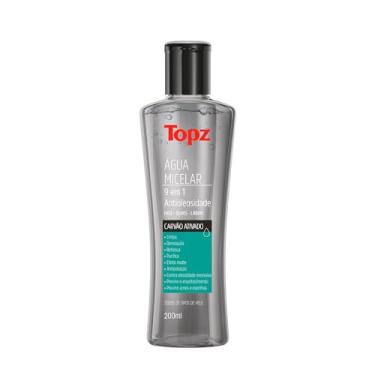 Imagem de Água Micelar Carvão Ativado, Transparente, Topz, 200 ml