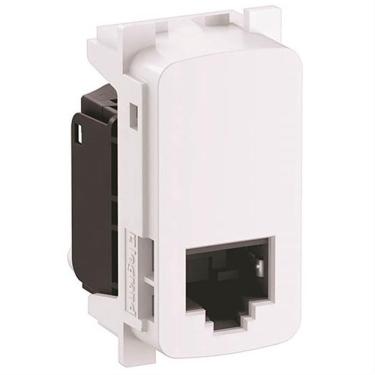 Imagem de Tomada RJ45 Cat5e UTP Lcs2 1 Módulo Zeffia - 680158 - PIAL