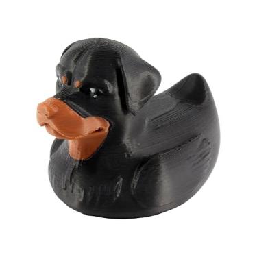 Imagem de PowerTRC Rottweiler Duck Figurine – Duck for Jeep Ducking, Fun Car Dashboard Accessory, Unique Dog Figure Gifts, Ducks for Jeeps – 3D Printed in USA