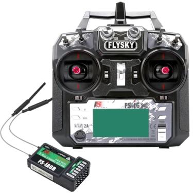 Imagem de Flysky FS-i6X 6CH 2.4GHz RC Radio Transmitter Controller with iA6B Receiver for FPV Drone RC Helicopter Quadcopter Car Boat