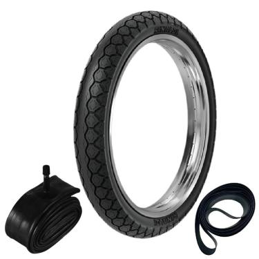 Imagem de Pneu Cg 125 Ybr 125 Cg 150 90/90-18 57p Pd29 Traseiro Rinaldi + Câmara + Cinta