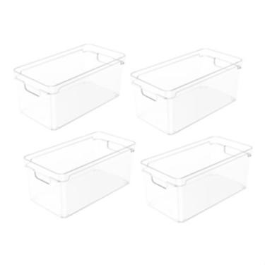 Imagem de Kit 4 Un Organizador Clear Armário Multiuso Cozinha Dispensa